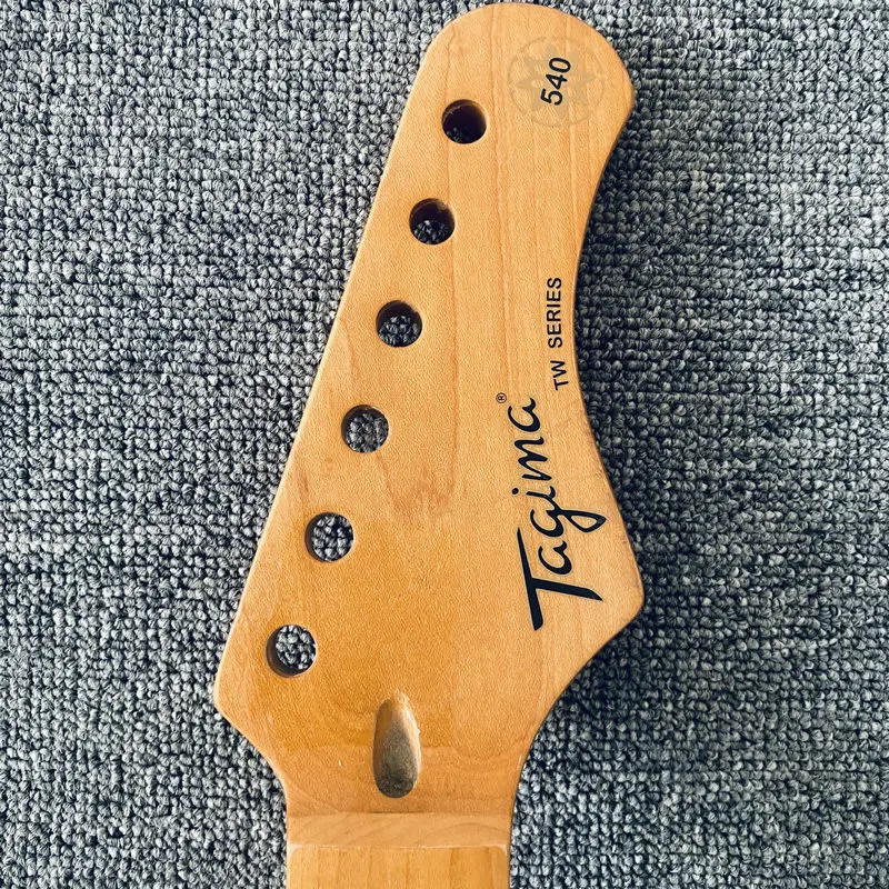 HN161 Genuine&Original Tagima tw540 Unfinished ST Guitar Neck Natural Maple Right hand Authoried Produced for Replace and DIY