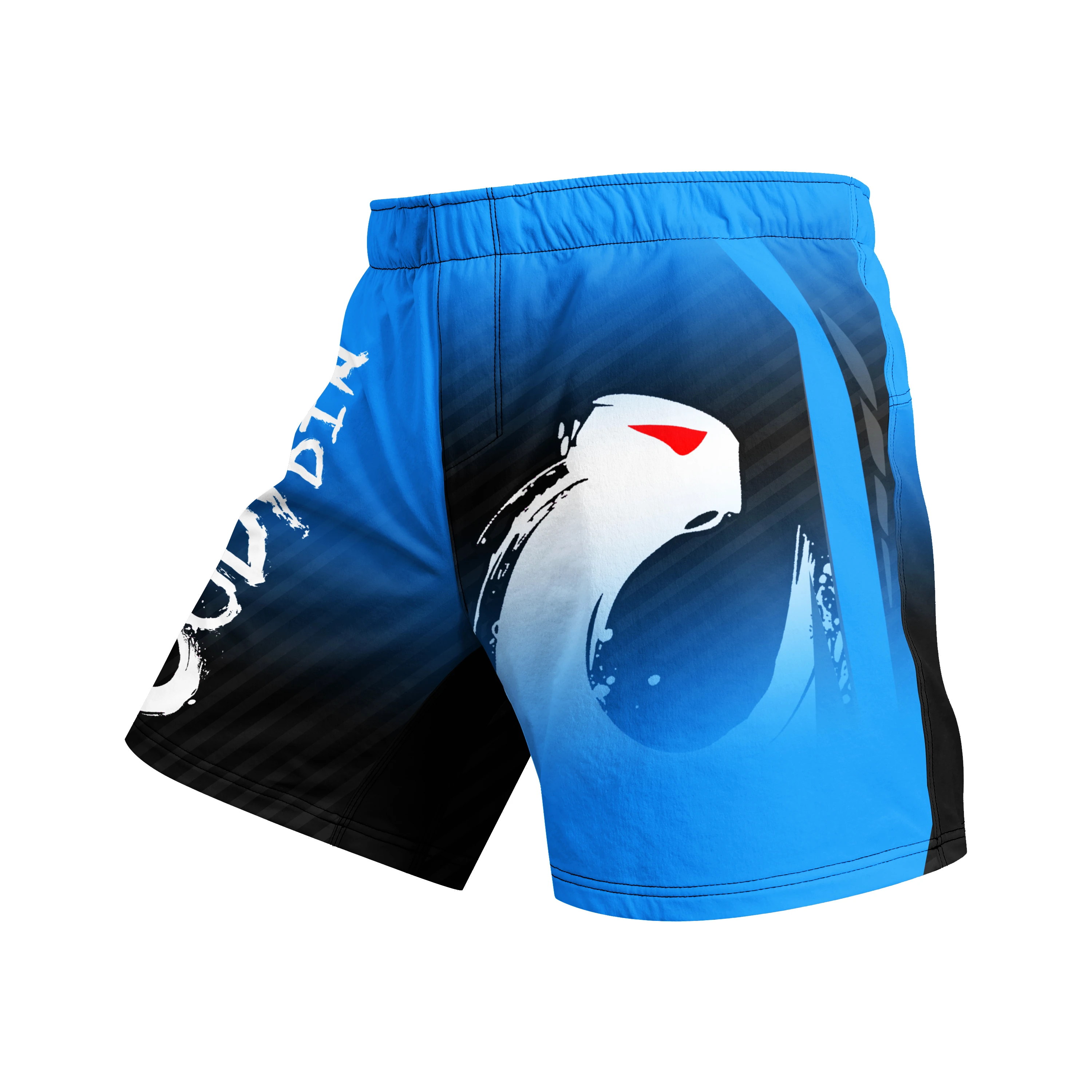 Cody Lundin Polyester Spandex Sky Blue Men's High Quality MMA Fighting Sporting Short Pants Male Outdoor Jogging Gym Sportswear