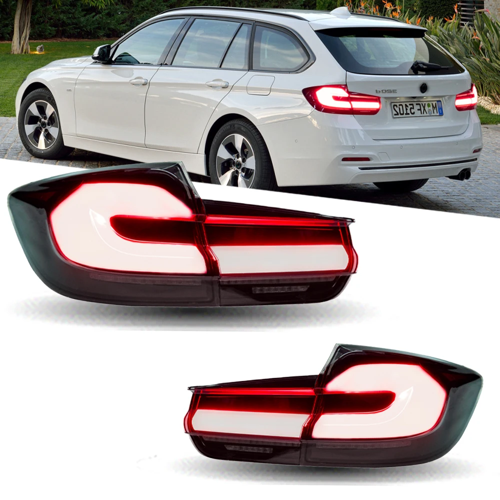 Taillights For BMW  Station wagon F31  2013-2019  320i 328i 330i LED Tail Lamp DRL Dynamic Turn Signal Reverse Auto Accessories