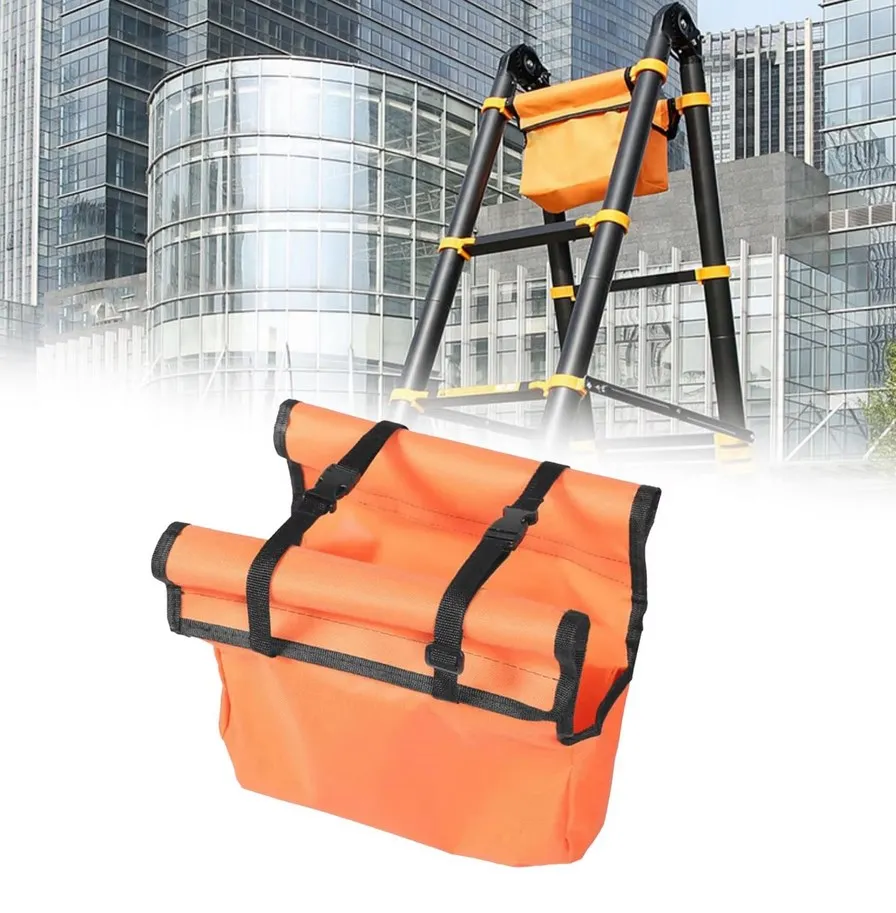 Borsa portaoggetti per attrezzi con scala pieghevole Accessori multiuso durevoli e convenienti Borsa per attrezzi sospesa con scala da officina impermeabile