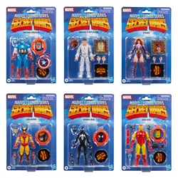 Marvel Legends Retro Secret Wars Captain America Beyonder Titana Wolverine Spider-Man Venom Symbiote Iron Man 6