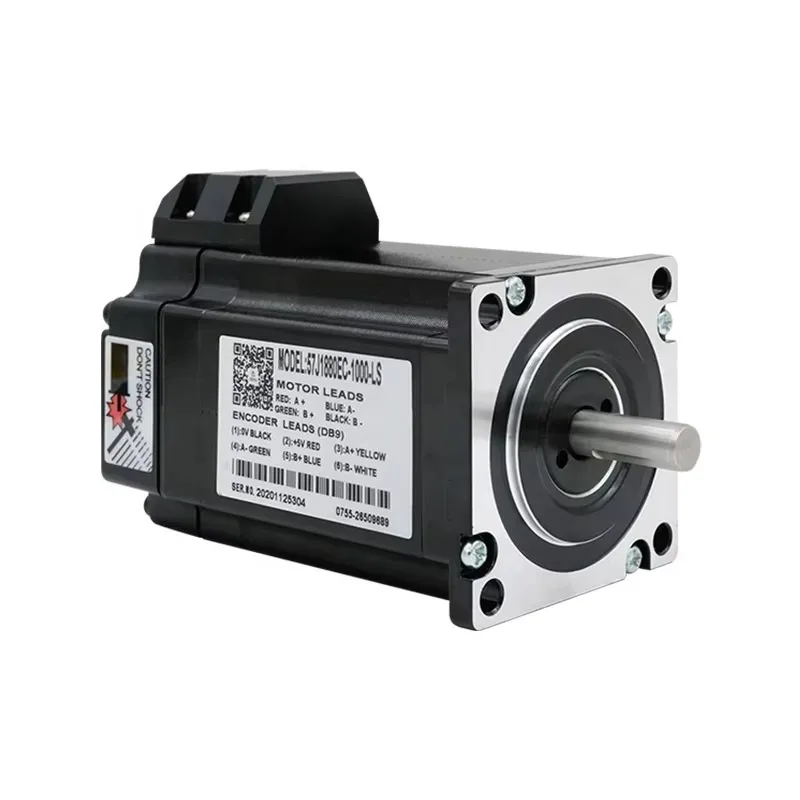 57J1880EC-1000-LS Holding Torque 2N.m Nema 23 2 Phase Close Loop Stepper Motor With 1000 Encoder Line