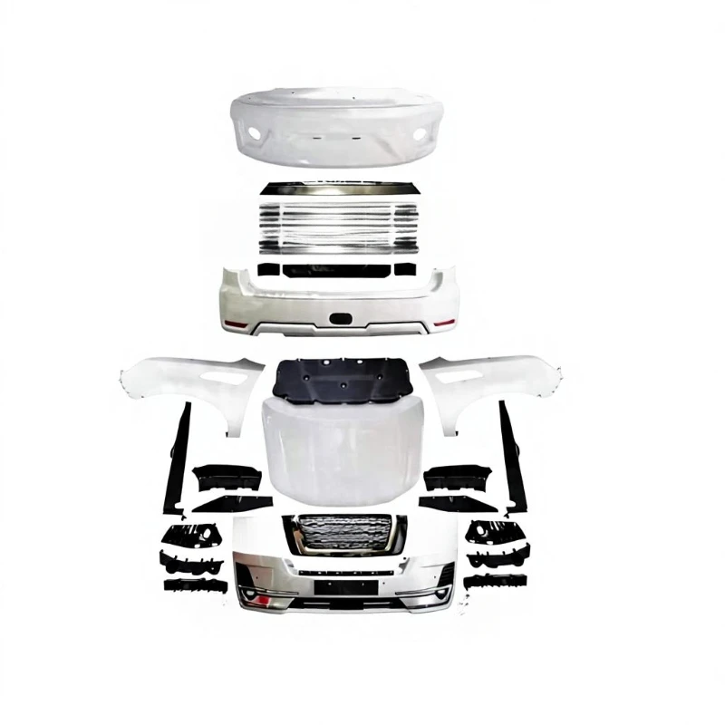 High Quality Plastic Body Kit Front Bumper Grille Exterior Modification Parts Patrol 2015-2019 Upgrade