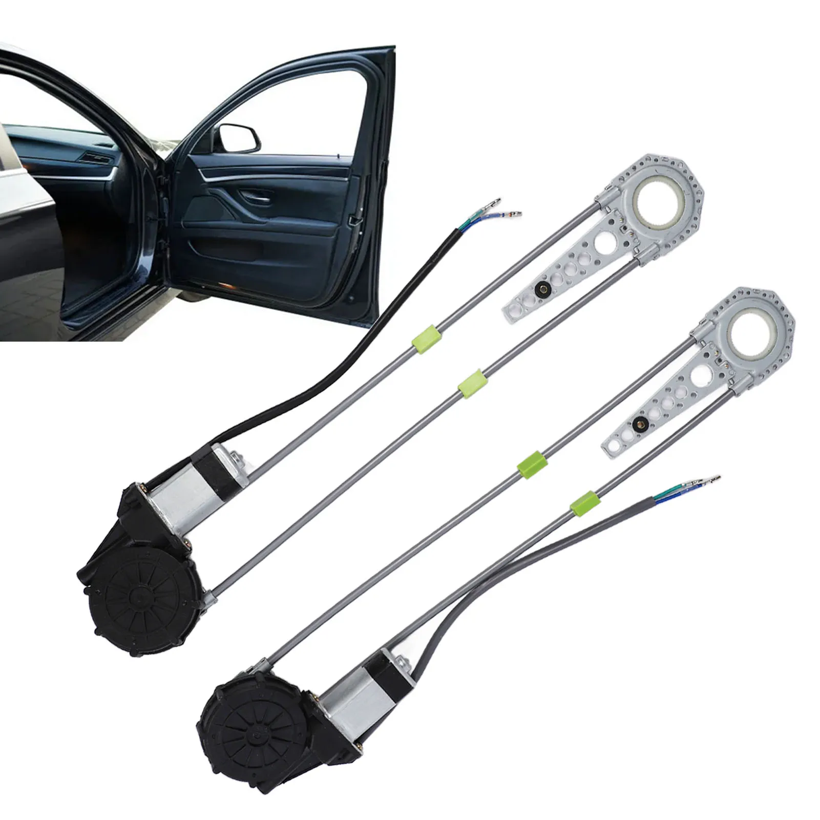 

Door Window Conversion Kit Power Window Conversion Kit Electric Roll Up Conversion Kit Universal Fit for Car Truck Pickup SUV