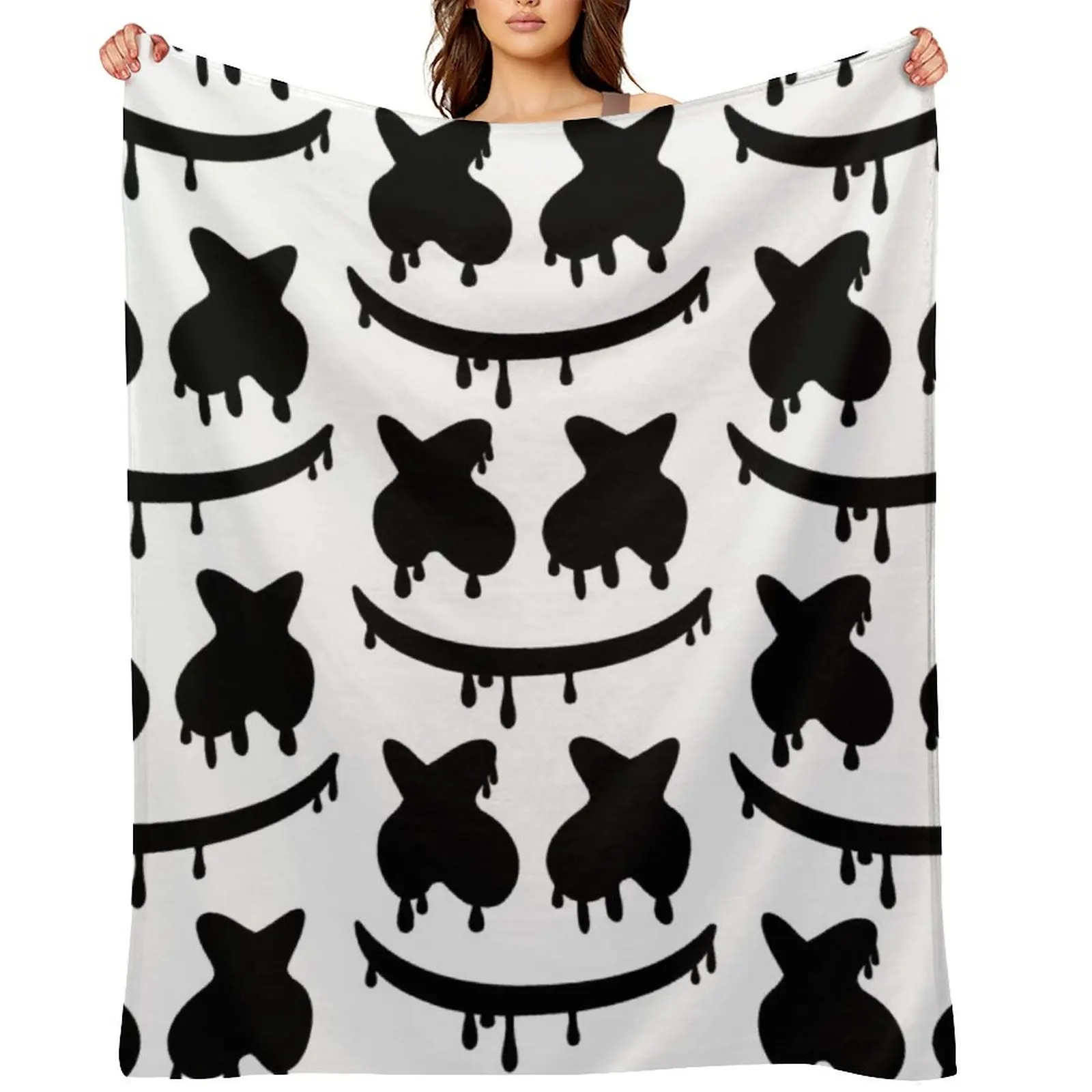 

Marshmello Throw Blanket for winter christmas gifts Comforter Blankets For Sofas Blankets