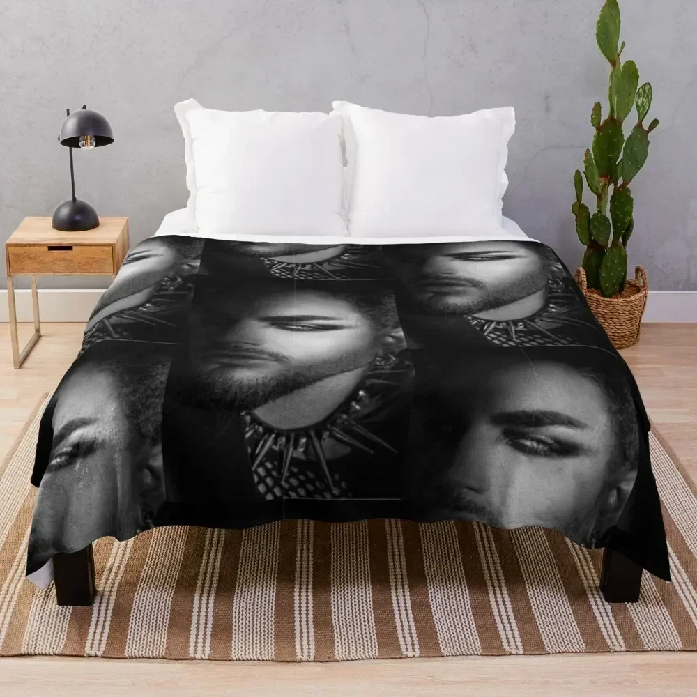 

Mysterious Adam Lambert Throw Blanket Reusable Durable Soft Blanket for All Seasons