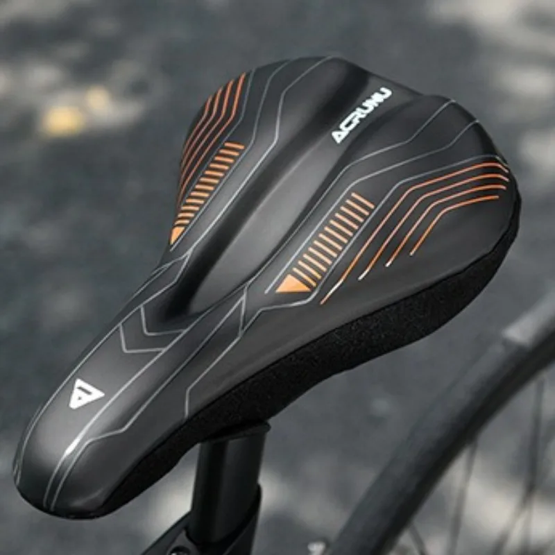 

Чехол на сиденье велосипеда, утолщенный силиконовый водонепроницаемый амортизирующий дышащий мягкий удобный велосипедное седло, противоскользящие детали велосипеда