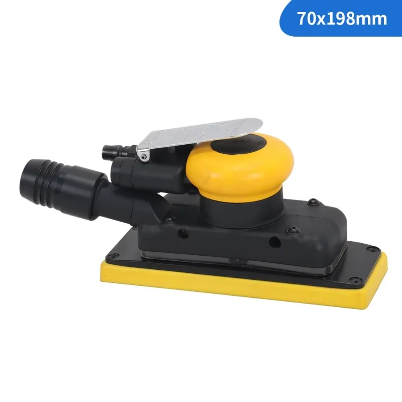 70x198 mm Square Dustless Eccentric Air Pneumatic Random Orbital Sander Drum Sander Machine for Car Wood Sanding Polishing