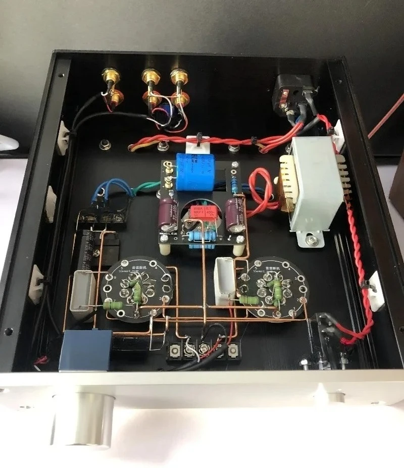6N8P SRPP Tube Preamplifier Handmade Point To Point Wiring Compatible With 6SN7 Tube