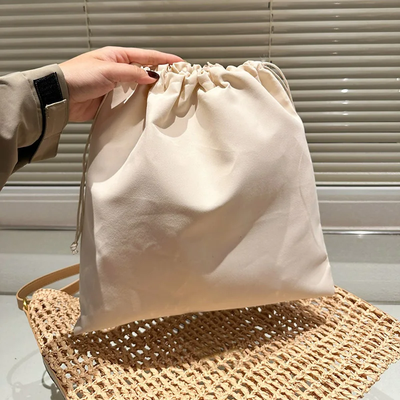 2024 Designer Handmade Straw Bags for Women Summer Vocation Beach Shoulder Bag for Female Luxury Girls Shopping Bags