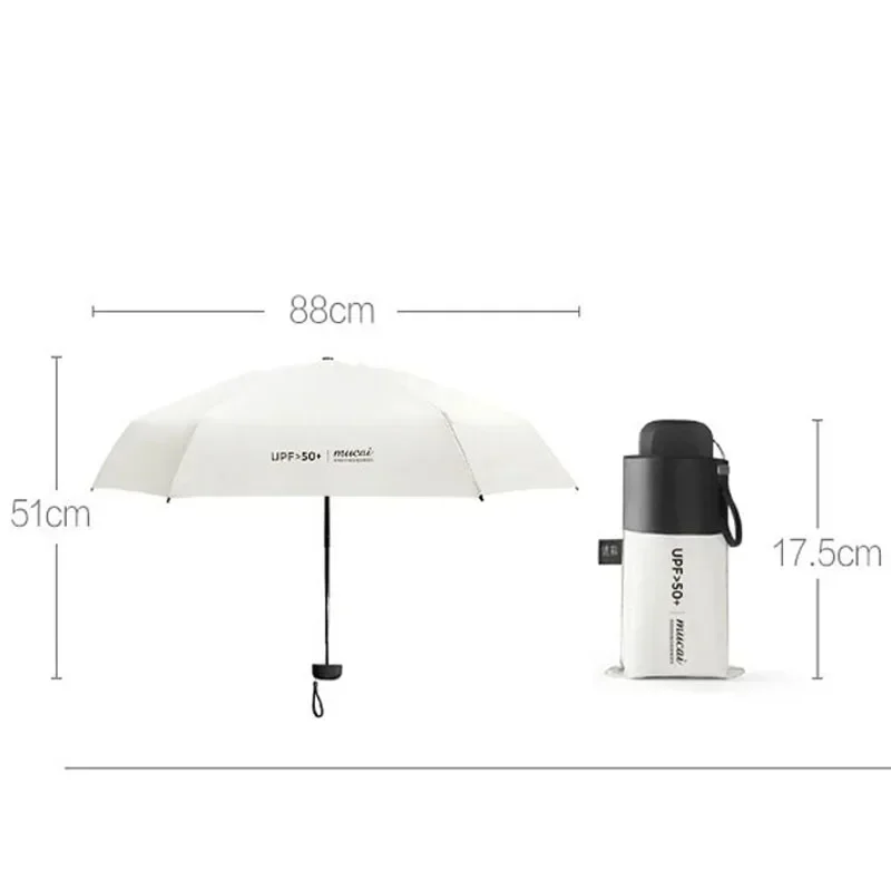 Mini Women Pocket Small Umbrella Anti UV Paraguas Sun Umbrella Rain Windproof Light Folding Portable Umbrellas for Boy Girl