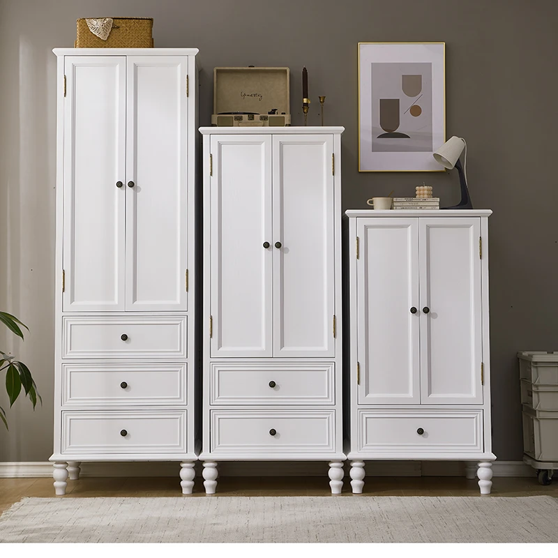 

Full solid wood wardrobe Double door wardrobe Locker Bedroom Home wardrobe