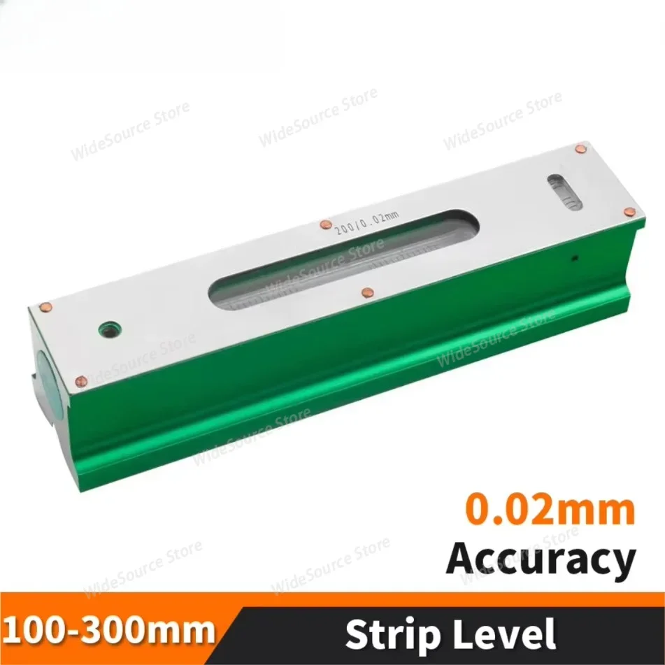 High precision 0.02mm industrial level Mechanical Bar Level strip level Instrument Gauge Measuring Tool 100/150/200mm