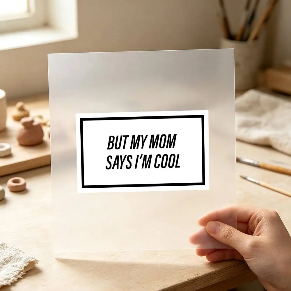 But My Mom Say Waterproof Stickers For Decorating Car Windows Motorcycles And Computers.