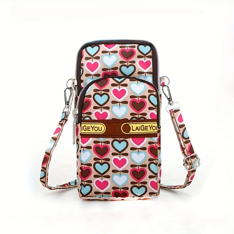 Casual Waterproof Nylon Crossbody Bags Women Messenger Shoulder Bag Female Small Cell Phone Handbags Purses Sports Pouch Bag