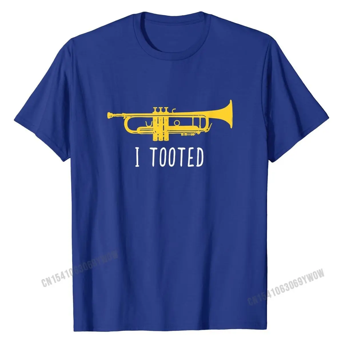 Funny Trumpet Shirt, I Tooted Band Player Gift T Shirt Normal Oversized Cotton Tops Shirts Printed for Men