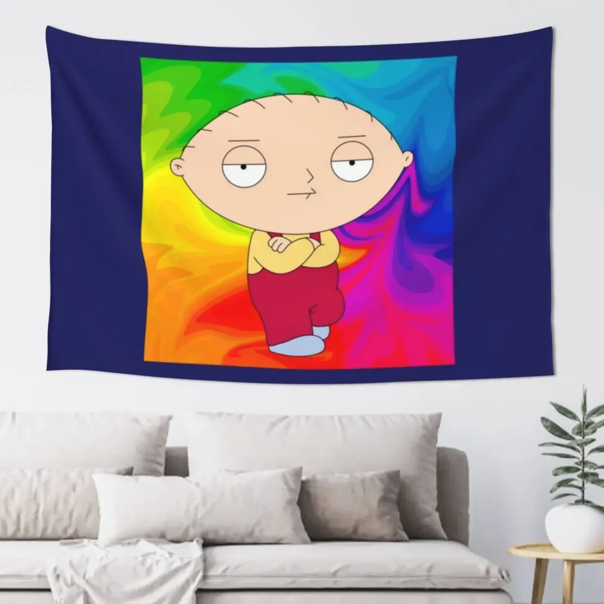 Stewie, cartoon, anime, cool Tapestry Room Decor For Girls Decoration Bedroom Tapestry