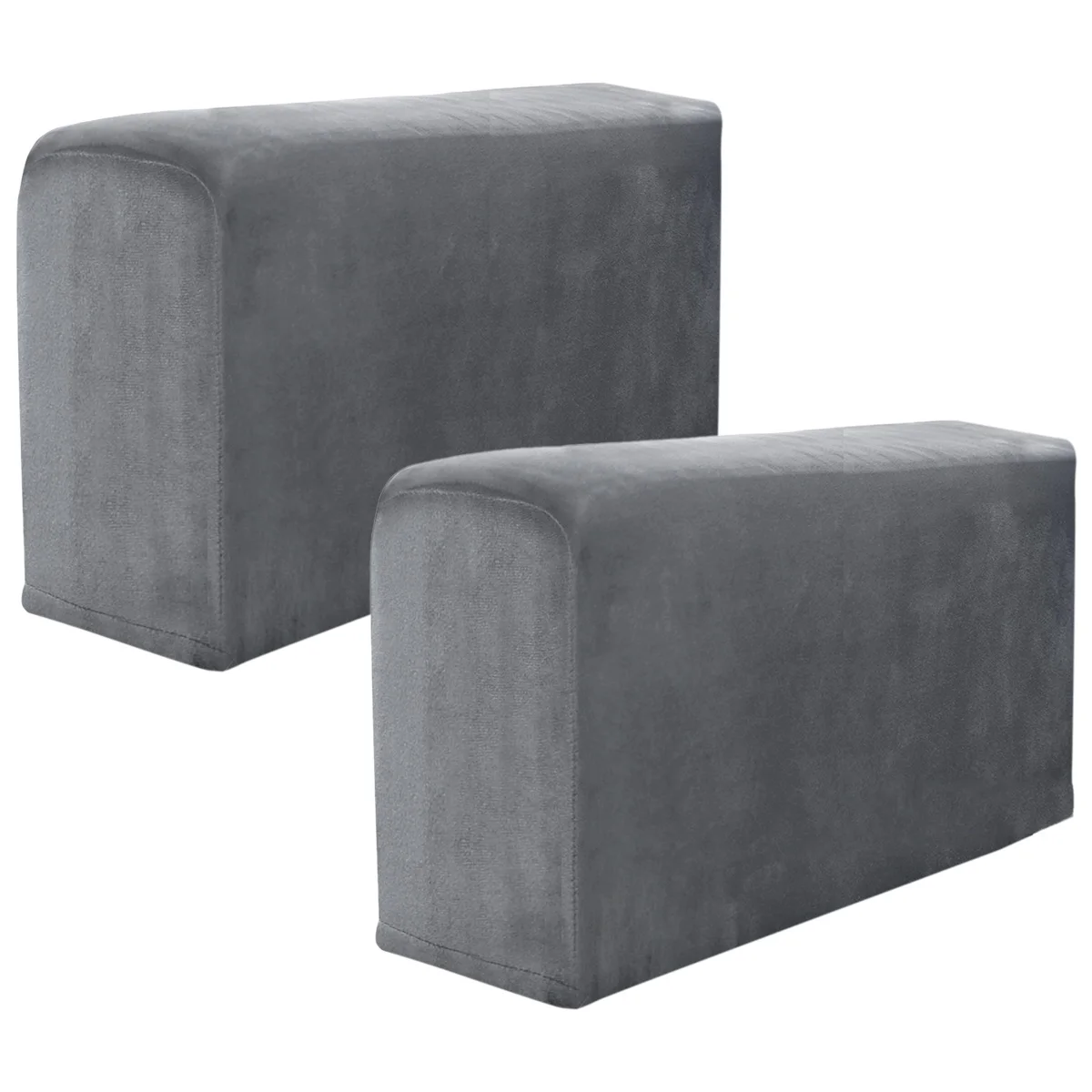 2 unids/set moderno Simple reposabrazos de sofá para el hogar funda de sofá gruesa elástica protección antideslizante reposabrazos funda de sofá