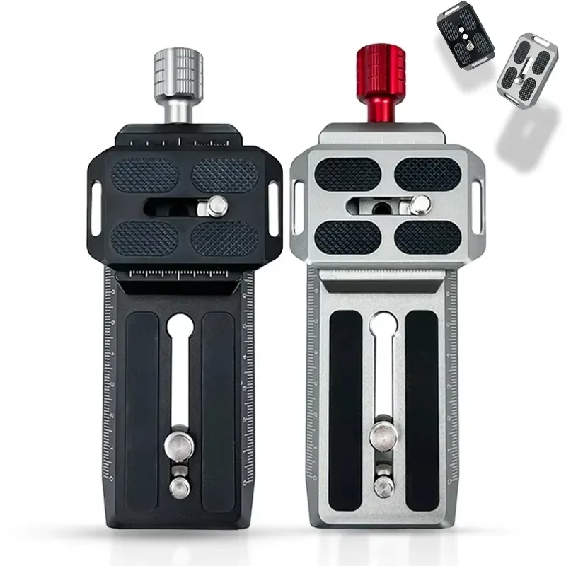 Professional Camera Accessories Camera Quick Release Plate Clamp Adapter Node Tripod Head Slide Plate Clamp