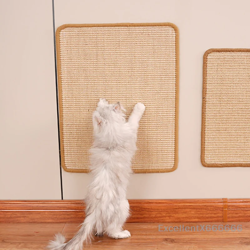 

Natural Sisal Cat Scratching Mat Wear-Resistant Floor Mat for Cats Claw Grinding Eco-Friendly Cat Scratching Pad Cat Scratching