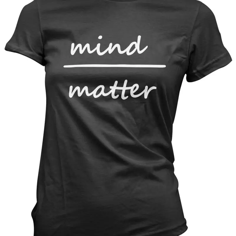 

Mind Over Matter Positive Yoga Meditation Quote Womens T Shirt