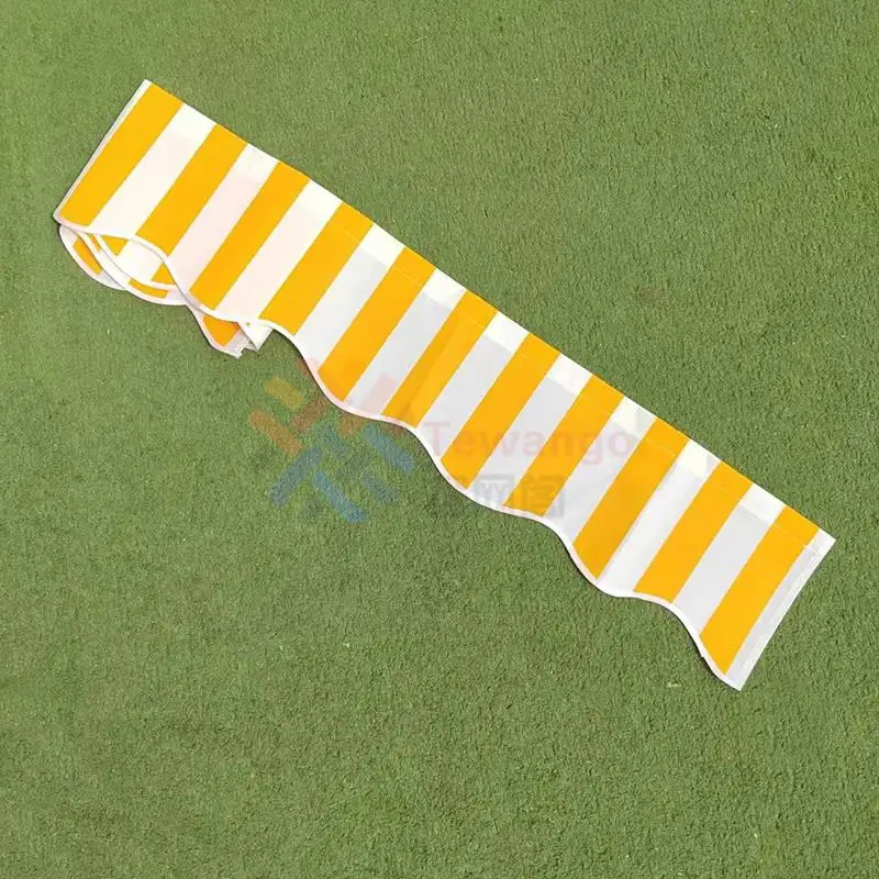 2,5 m/3 m/3,5 m/4 m/5 m Ladenbanner, Ersatz, wasserdichte Stoffstreifen, gewelltes Volant, Sonnenschutz, Baldachin, Terrassenmarkise – Detail 9