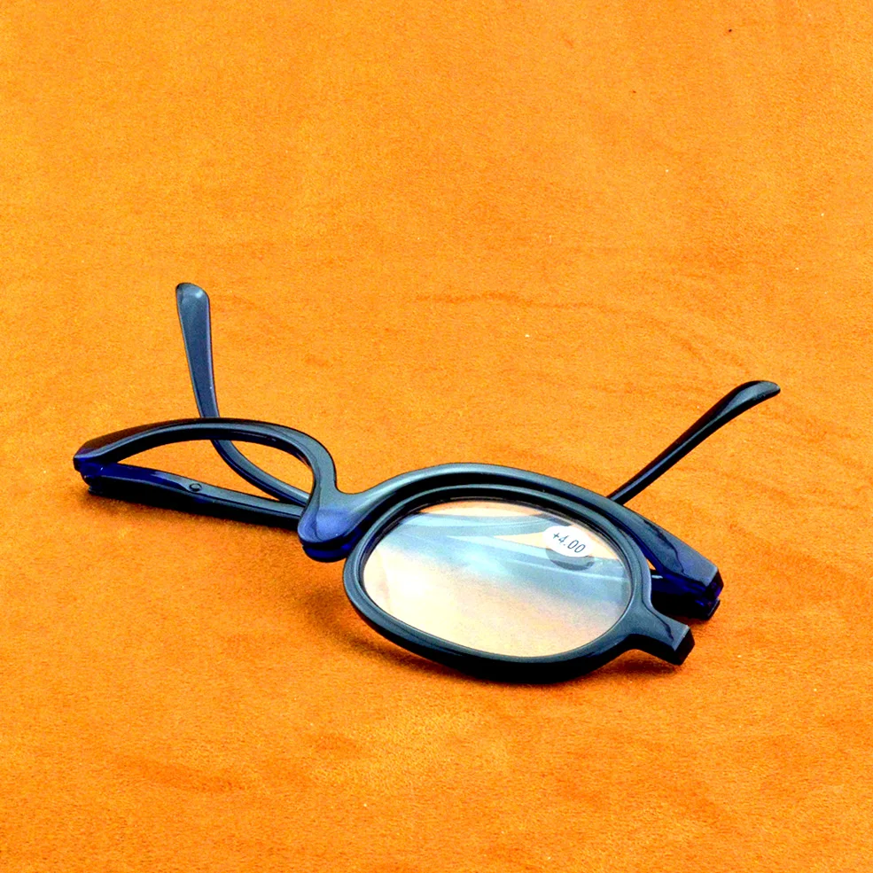 180 Degree Rotating Monocular Makeup Men Women Reading Glasses +1.0 +1.5 +2.0 +2.5 +3.0 +3.5 +4.00 image 6