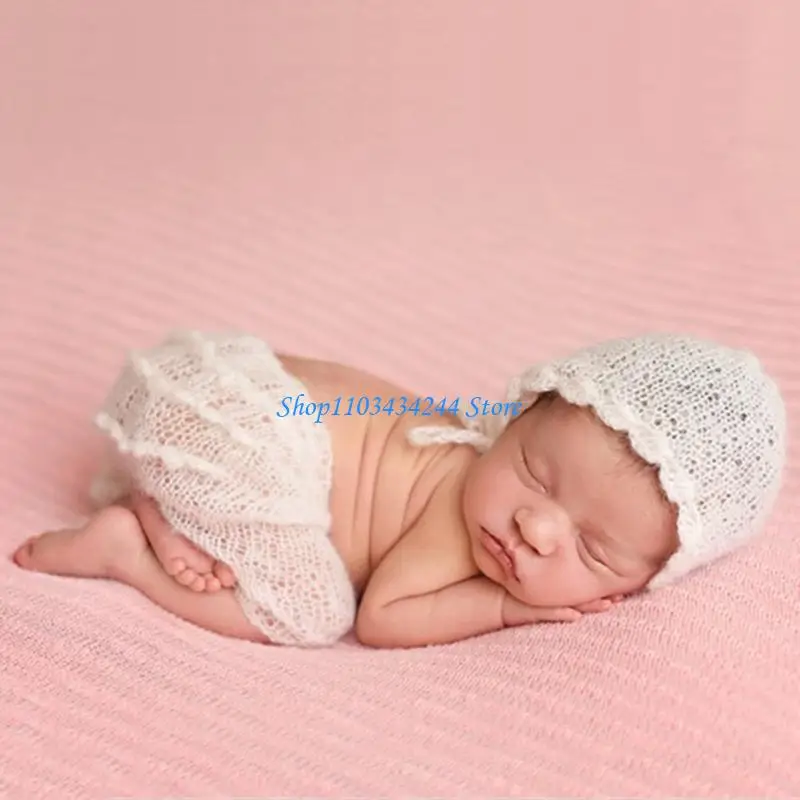 Knit Pants Hat Outfit Newborn Costume Clothing Photo Clothes Baby Supply