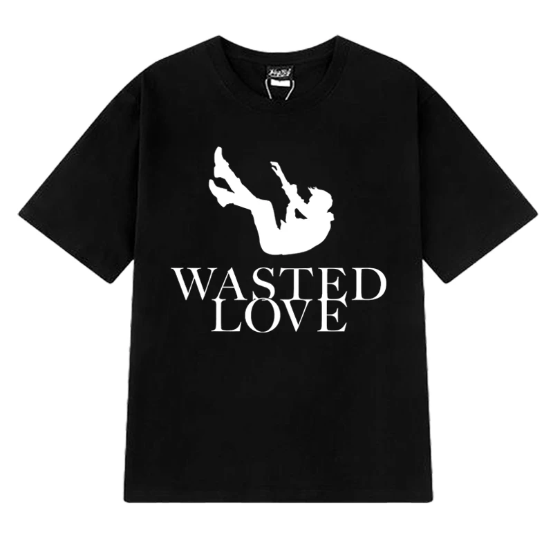 

Austria Eurovision Song Contest 2025 JJ T shirt Unisex Wasted Love printed short sleeve T-shirts Men Women 100% Cotton clothing