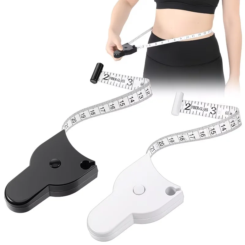 60 Inch Automatic Telescopic Tape Measure - Retractable Measuring Tape for Body, Suitable for Waist, Hips, Thighs, Abdomen