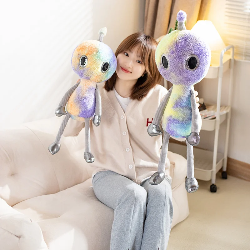 

38/48/58/68cm Cute Alien Plush Toy Kawaii Alien Monster Plushies Doll Stuffed Pillow Anime Soft Kids Toys Girls Gifts Home Decor