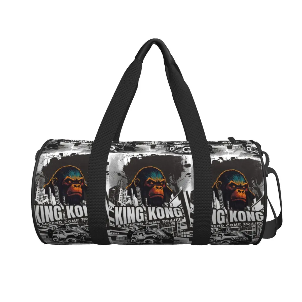 

King Kong - The Legend Large Duffle Gym Bag Многофункциональные дорожные сумки Duffle Сумки Сумка для фитнеса