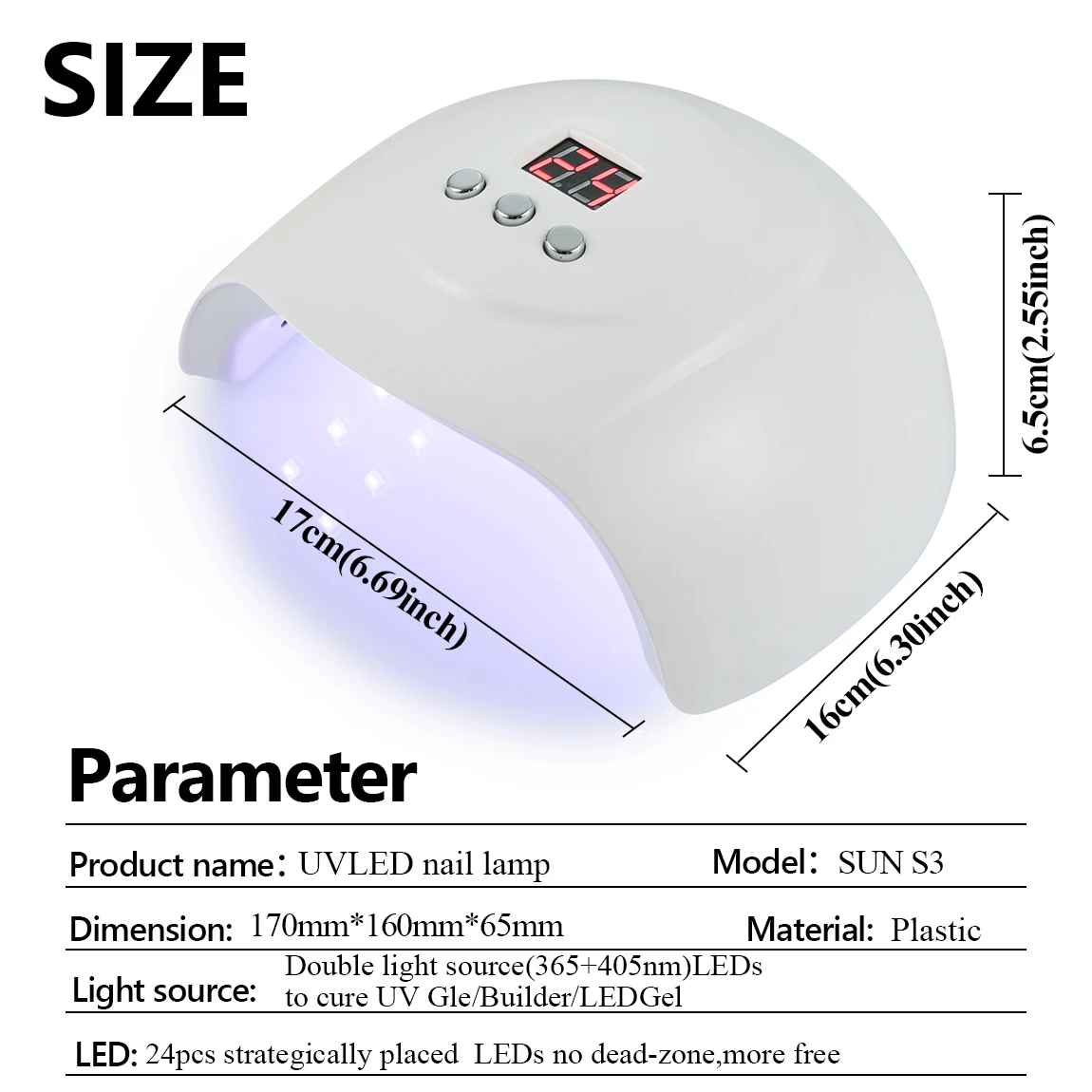 جديد الأشعة فوق البنفسجية LED مسمار مصباح 24 المصابيح مجفف الأظافر مع مستشعر الأشعة تحت الحمراء التجفيف السريع مصباح مانيكير لعلاج طلاء الأظافر مسمار أدوات الرسم