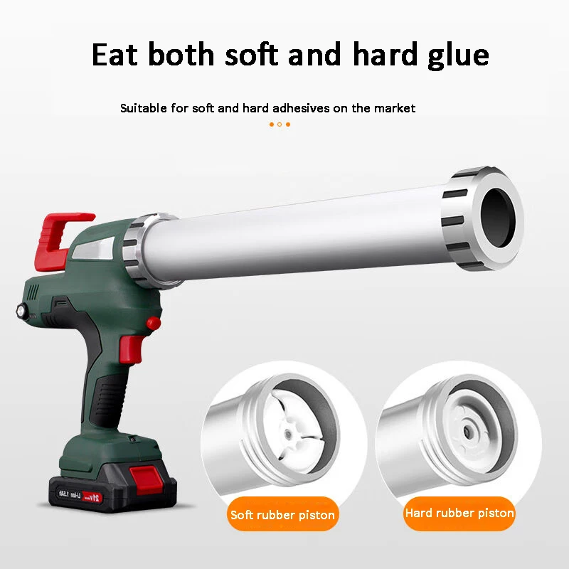 

1500Mah Electric Caulking Gun Cordless Glue Gun Portable Rechargeable Glass Hard Rubber Sealant Gun For Makita 21v Battery