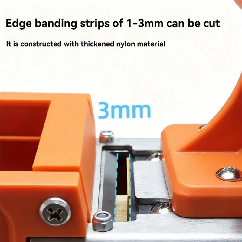 【FAMILY GATHERING】Edge Banding Trimmer Woodworking Edge Trimmer Quick Edge-Trimming Tool Woodworking Edge Trimmer For Cabinets