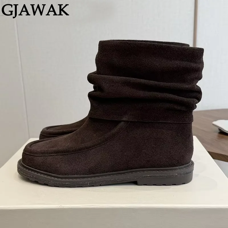 Kadın Kısa Botları Pileli Süet - Riding Boot Short incelemesi ve fiyatı