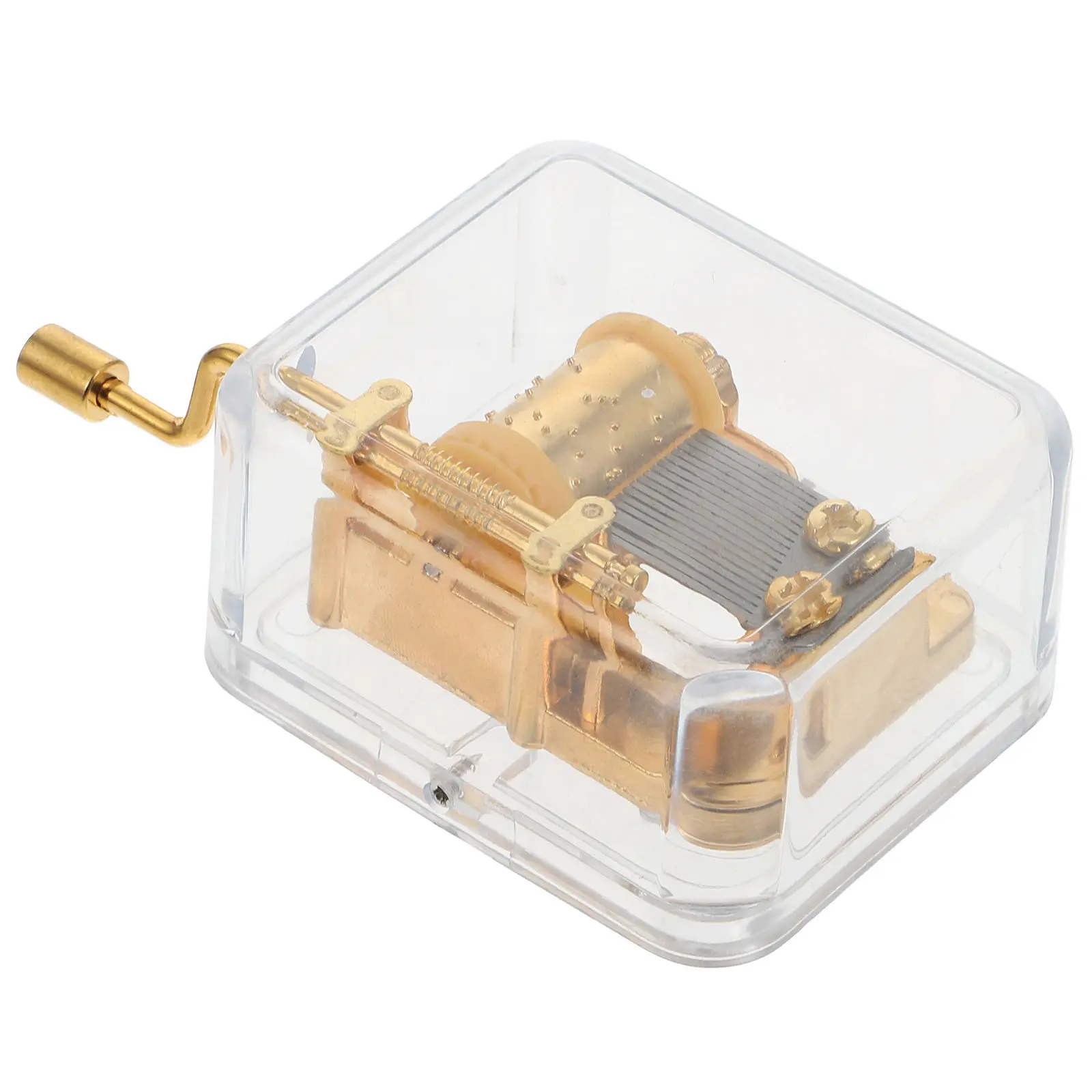 1Pcs DIY Acrylic Music Box Multifunctional Birthday Holiday Gift Spiritual Baptism Music Enjoyment Birthday Gift