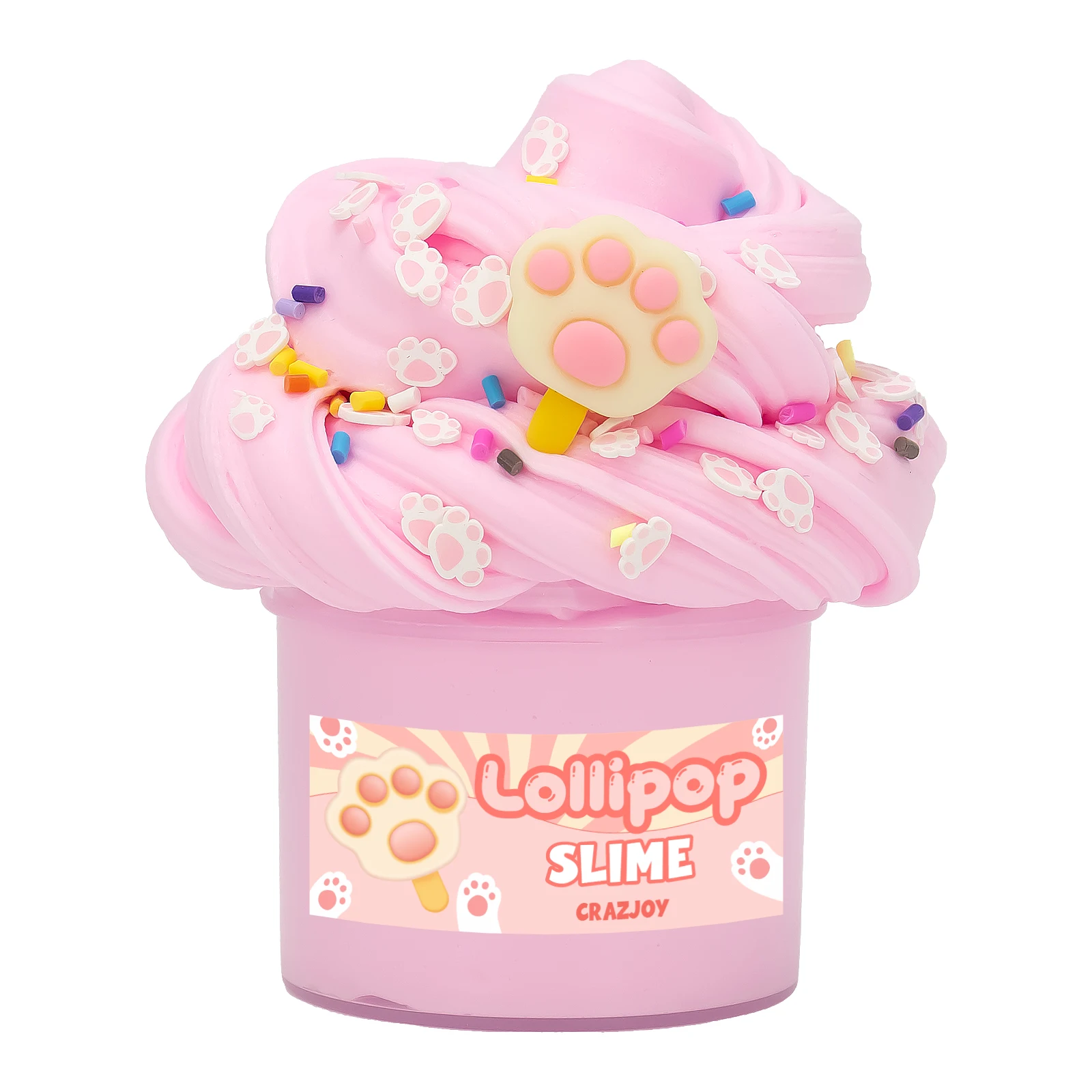 70ml Fluffy Butter Slime Mud Non-Sticky Soft Sludge Creative DIY Clay for Art & Crafts School Prizes Birthday Party Favors Gifts