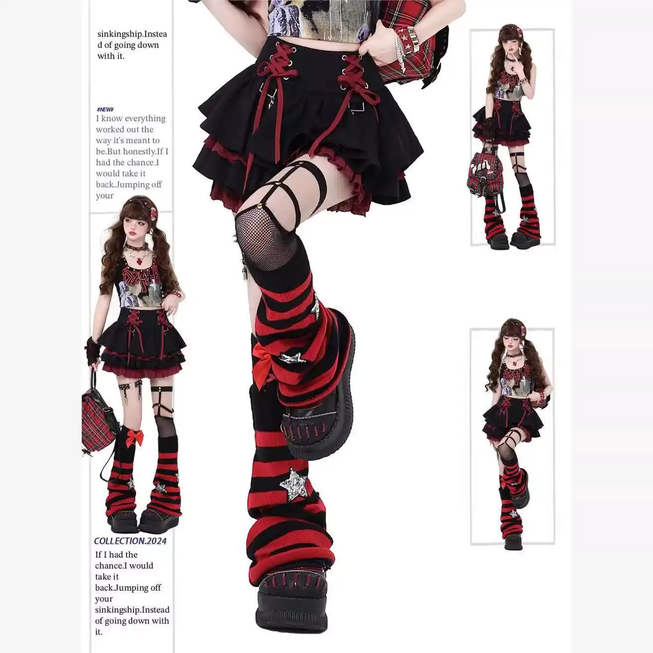 Y2k Sweet Cool jeune fille Style millénaire Hottie cravate dentelle bulle jupe Abi Culture jupe courte à plusieurs niveaux dentelle gâteau jupe dentelle