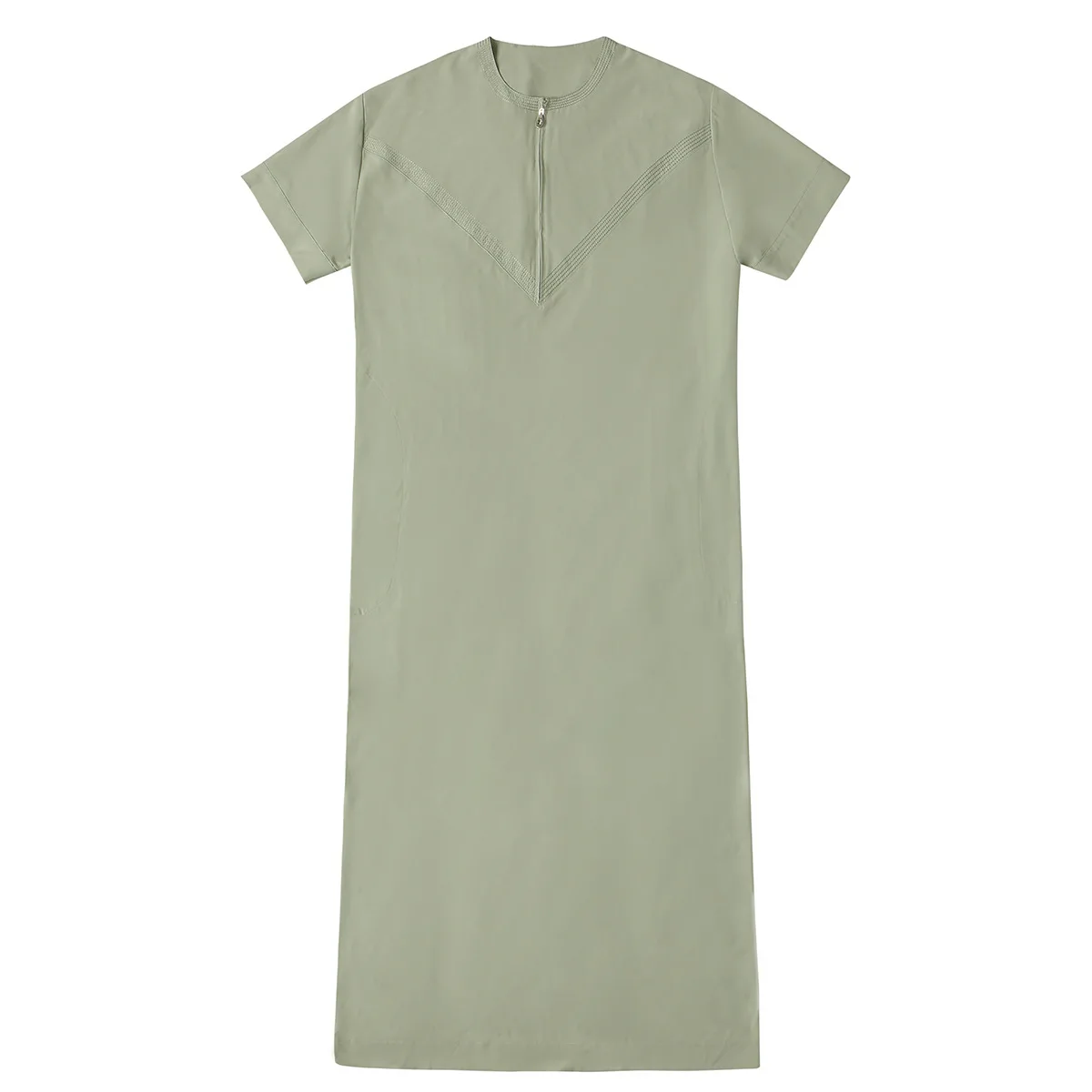 Nuovo Thobe Mens Thawb Thoub Musulmano Islamico Abaya Daffah Abito Abito Stile Saudita Abito Arabo Dubai Caftano Medio Oriente