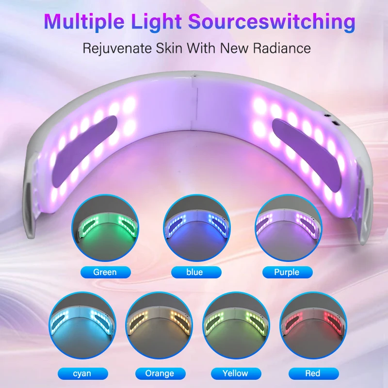 جهاز تدليك الوجه على شكل حرف V قابل لإعادة الشحن، جهاز تدليك الوجه على شكل حرف V، شاشة LED، أداة تجميل الوجه #5