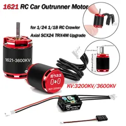 RCXAZ 1621 Brushless Outrunner Motor ESC KIT for 1/24 1/18 RC Crawler Axial SCX24 TRX4M Upgrade