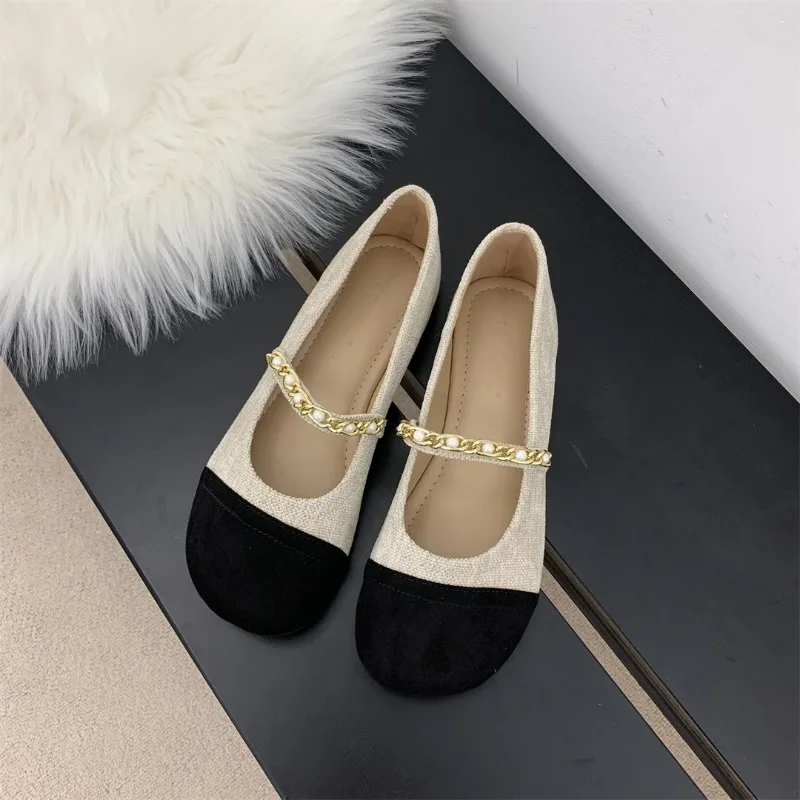 

New Style Womens Loafers Shoes Round Toe Female Footwear Oxfords Soft Shallow Mouth Elegant Casual Sneaker Slip-on Comfort Flats