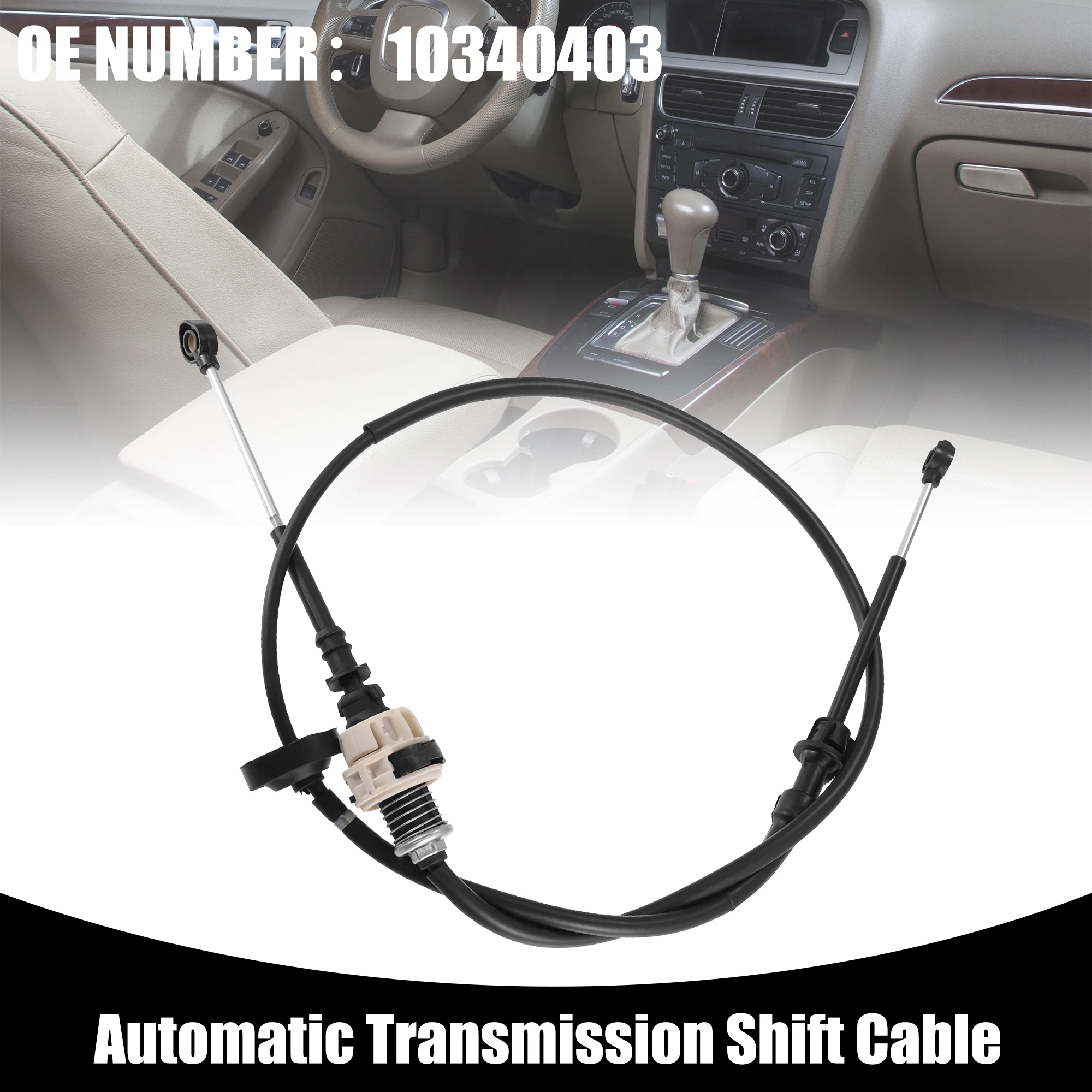 X Autohaux Automatic Transmission Shift Cable NO.10340403 for Buick Rendezvous 3.4L 3.6L 2002-2005 for Pontiac Montana 3.5L 3.9L