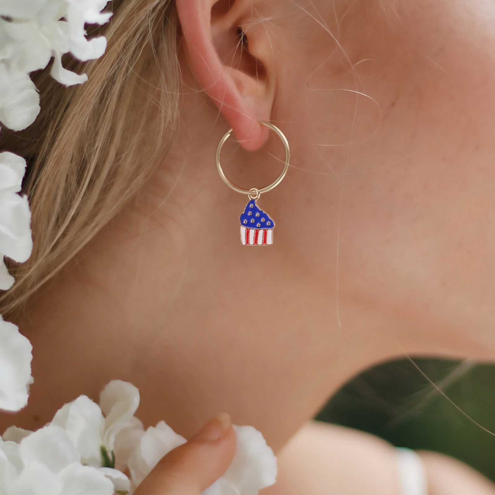 

48pcs Flag Jewelry Charms Zinc Alloy American Pendants DIY Supplies Necklace Bracelet Earrings Vintage Dangle Findings