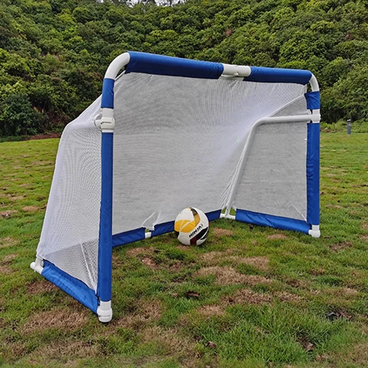 ฟุตบอลคุณภาพสูงอลูมิเนียมประตูหลังฟุตบอลการฝึกอบรมเป้าหมาย