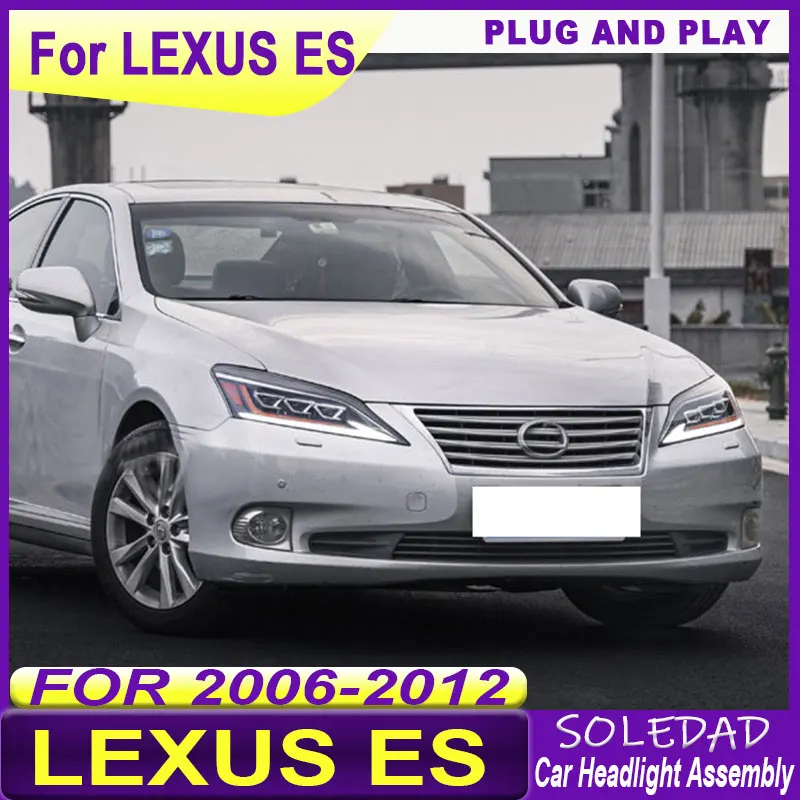 Car LED headlights for Lexus ES ES300 LED Headlight 2006 2007 2008 2009 2010 2011 2012 Headlights DRL Turn Signal High Beam
