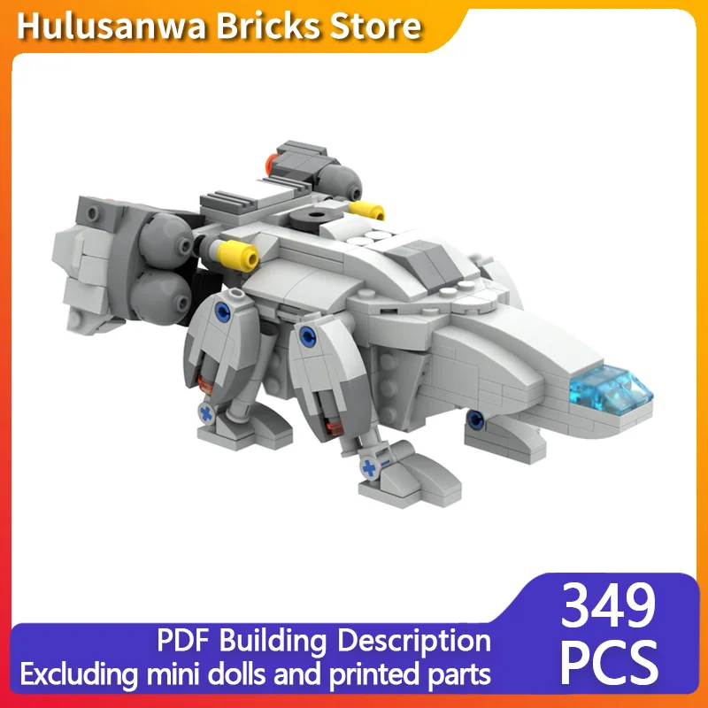 

Popular Game Model MOC Building Bricks Transport Spaceship Modular Technology Gifts Holiday Assemble Children Toys Suit