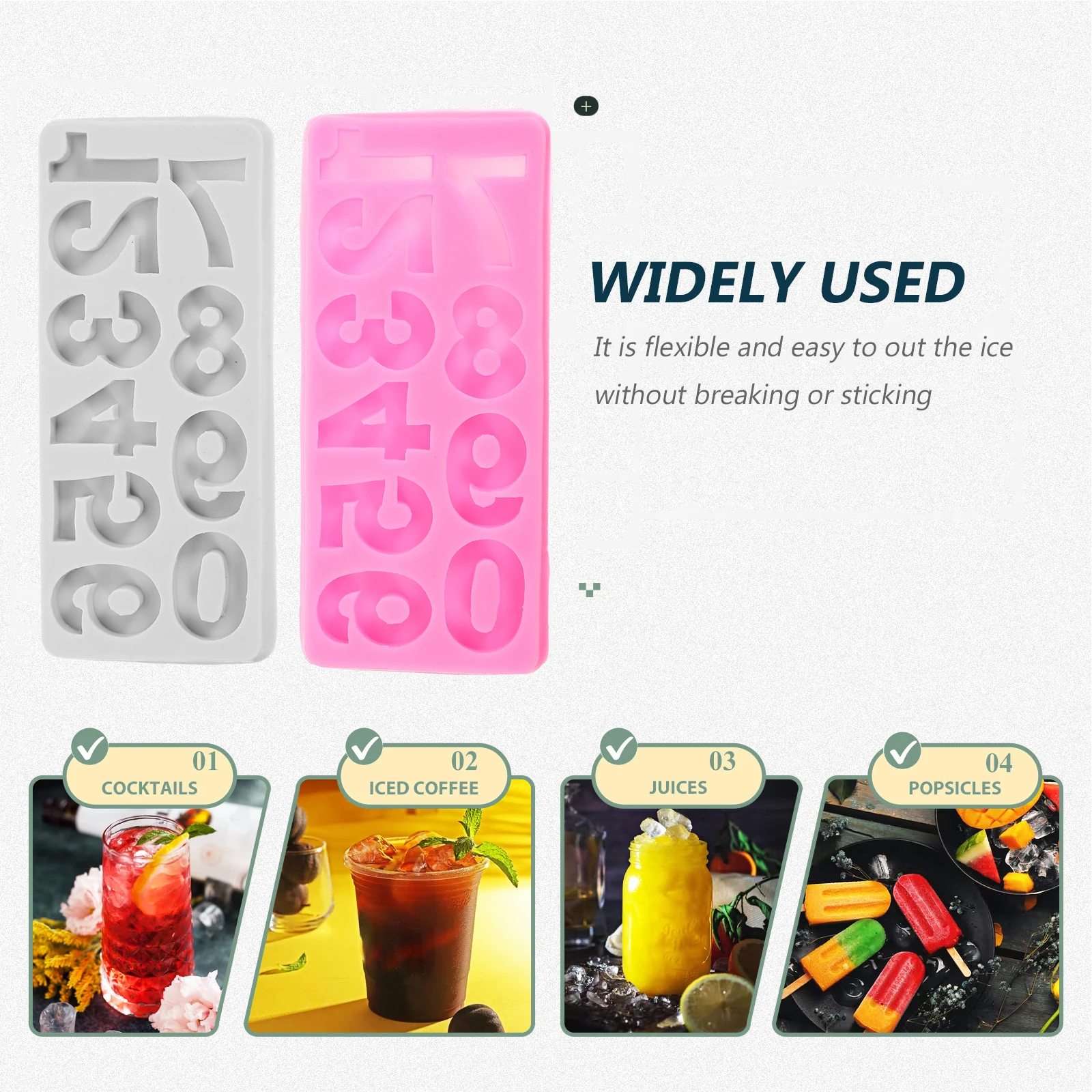 

3pcs Food Grade Silicone Cube 9-Grid Making Mold Independent Compartments Freezing Tray For Whiskey Cocktails Juice Home Party