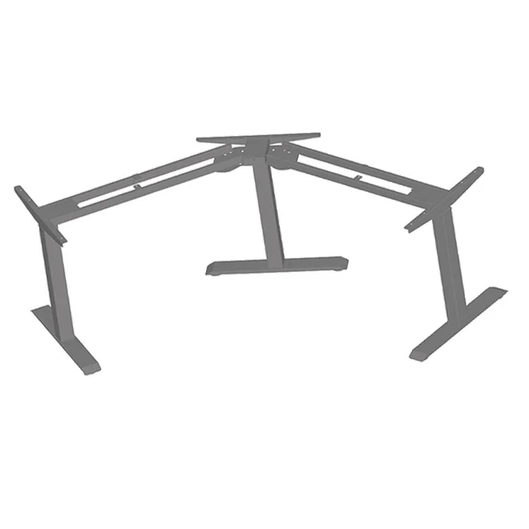 Three Leg Corner Electric Lifting Table L-shaped Standing Computer Desk Automatically Adjustable Stand Desk